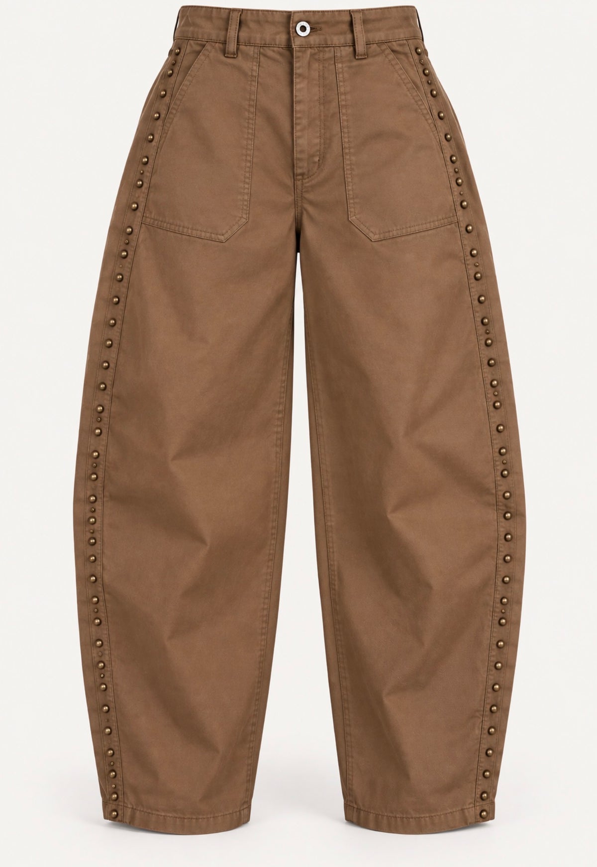 Studded Barrel Pants