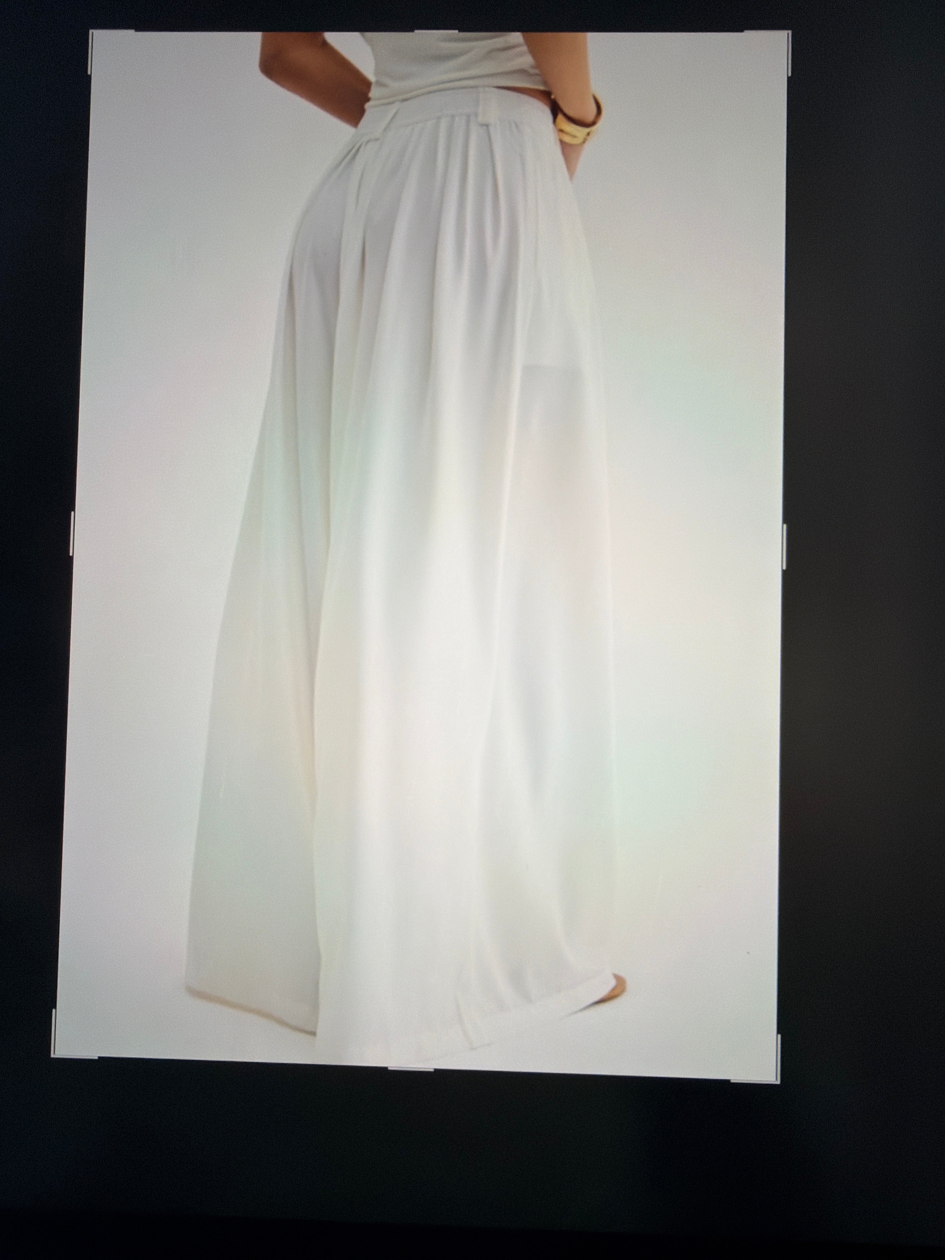 TAILORED FLOW WIDE LEG PANTS