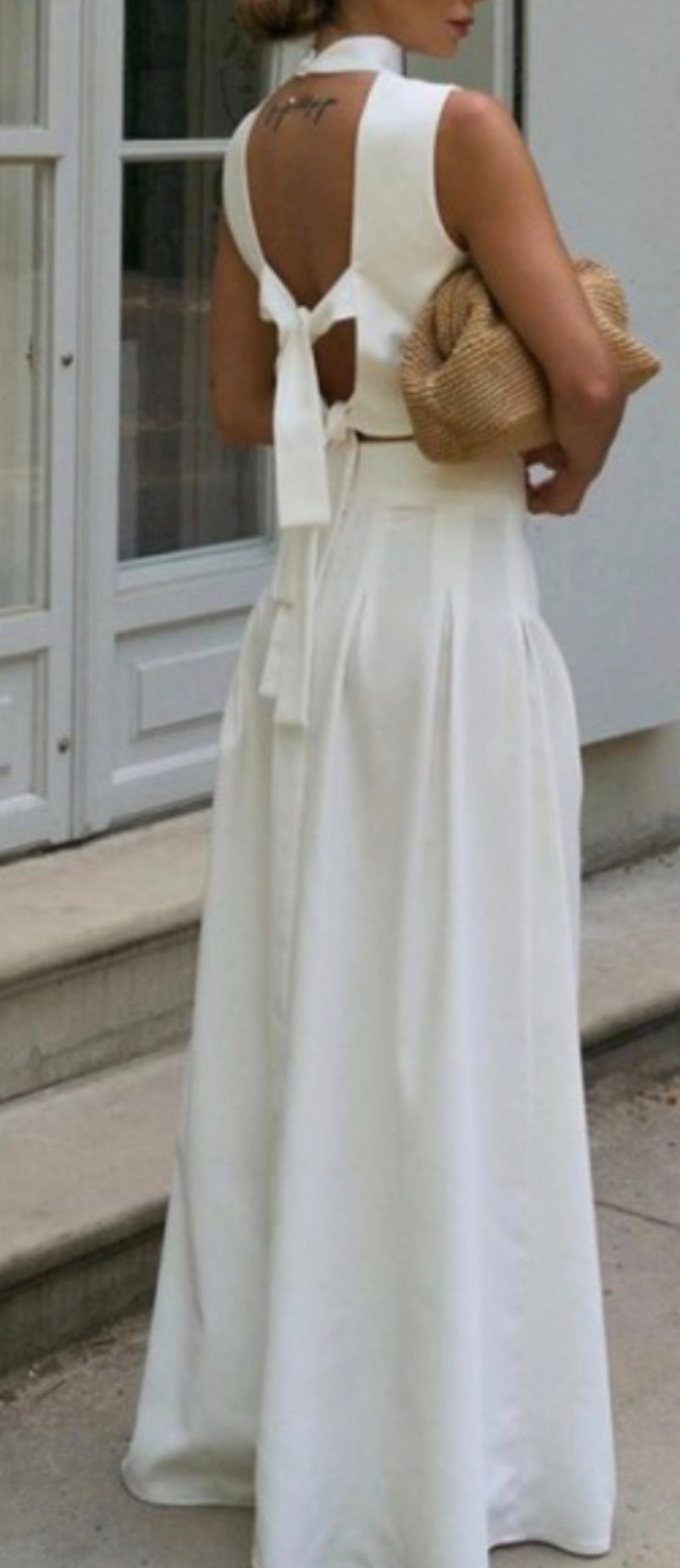 SEXY HALTER NECK SLEEVELESS SUIT