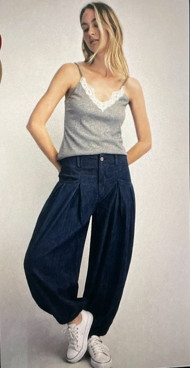 PULL ON WIDE LEG PANTS