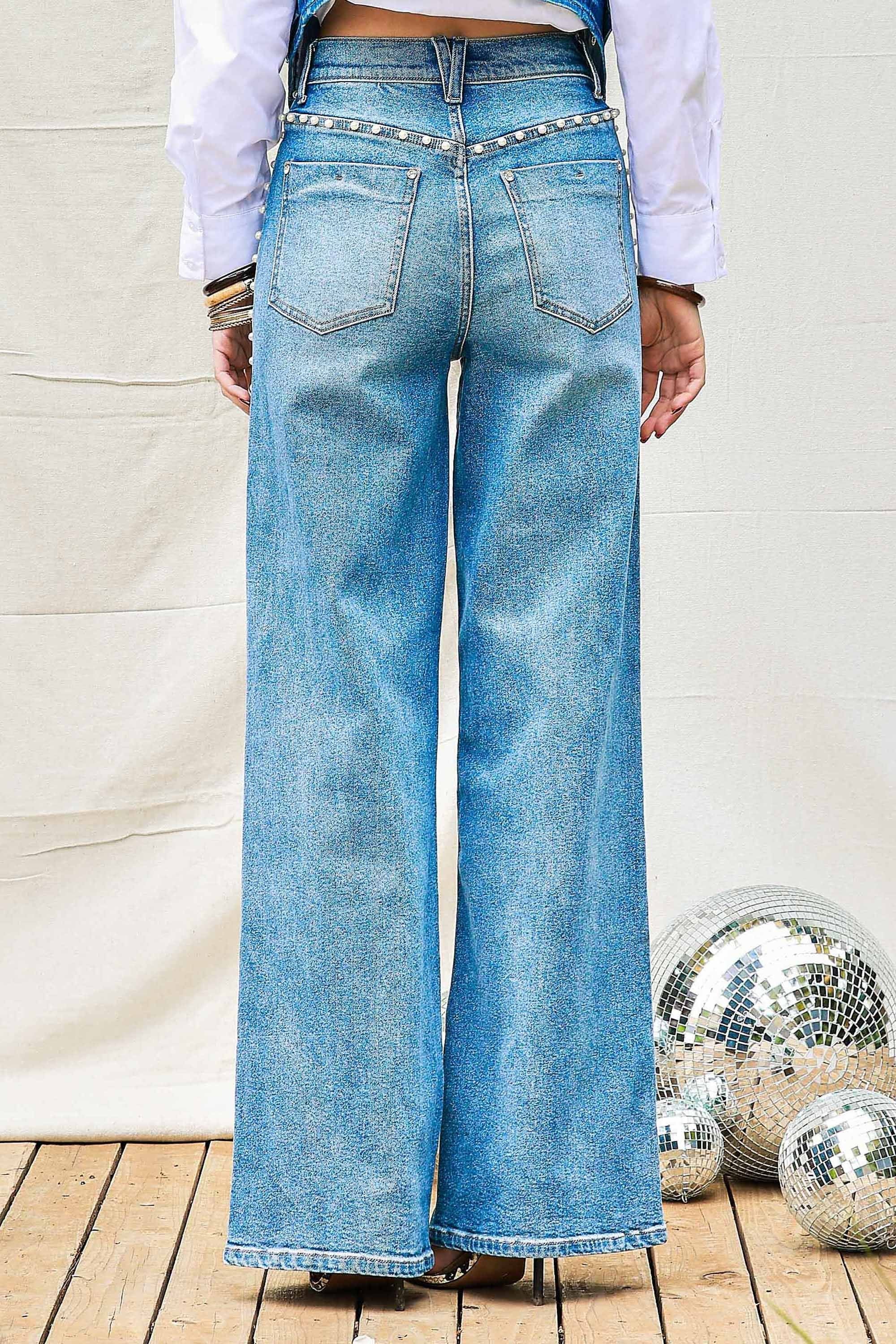 Pearl Wideleg Jeans