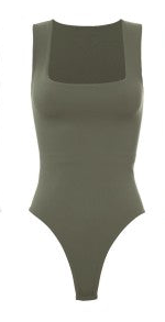 Squareneck Tank Bodysuit