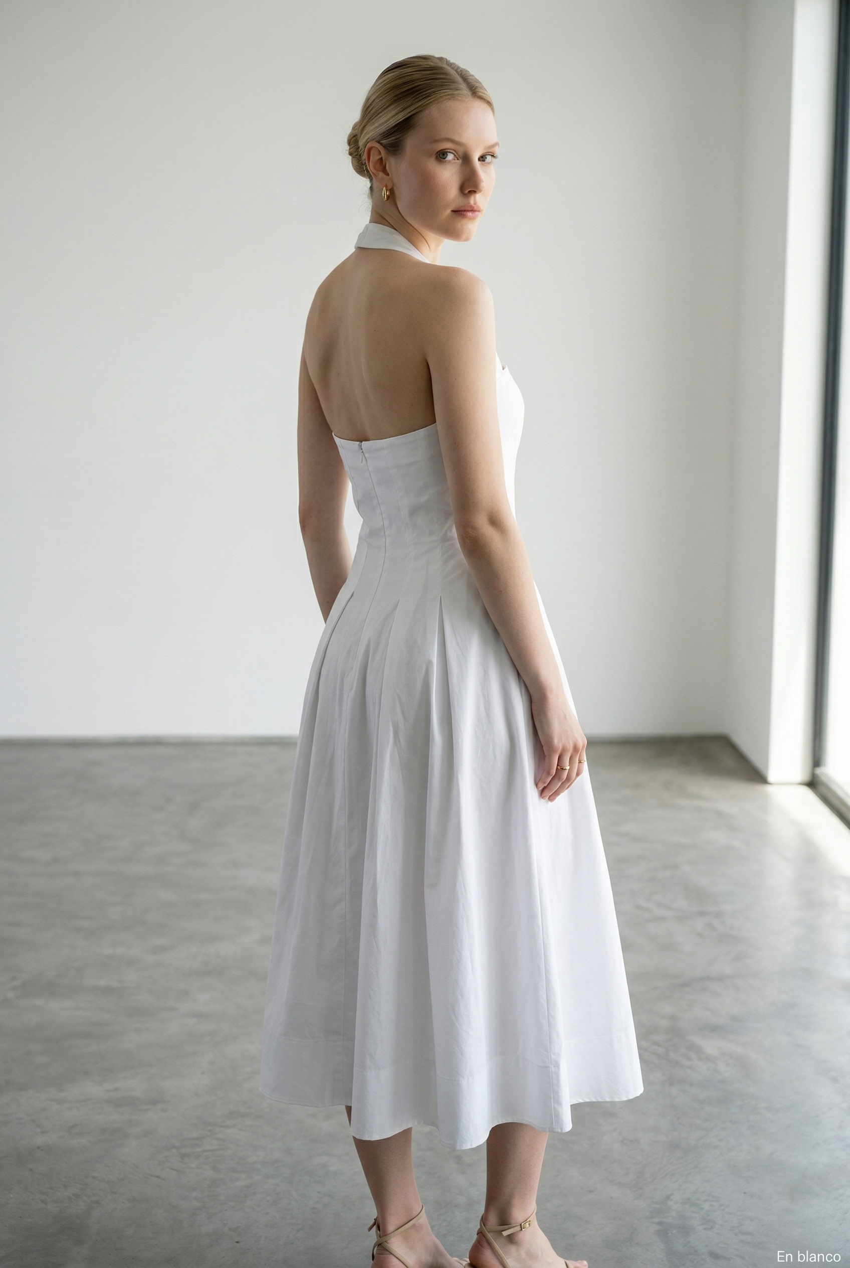 Sunline Halter Midi Dress